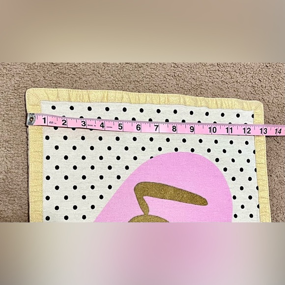 Target Heart Love Polka Dot Valentine’s Day Cloth Placemats Set of 2 - Picture 5 of 5